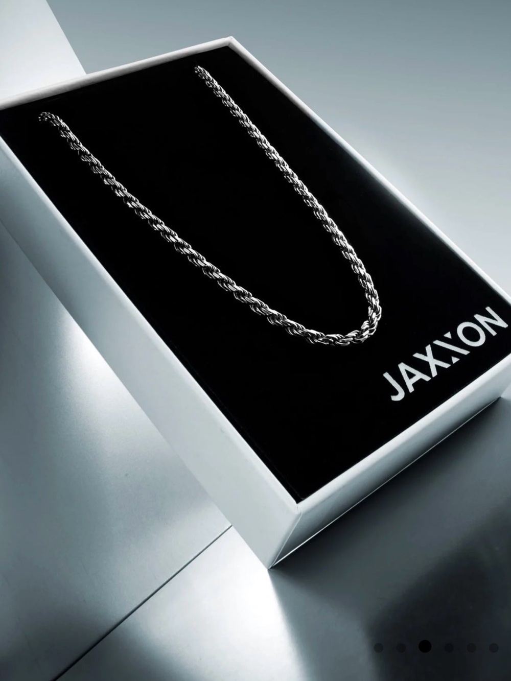 JAXXON 3mm Rope Chain Necklace 20”